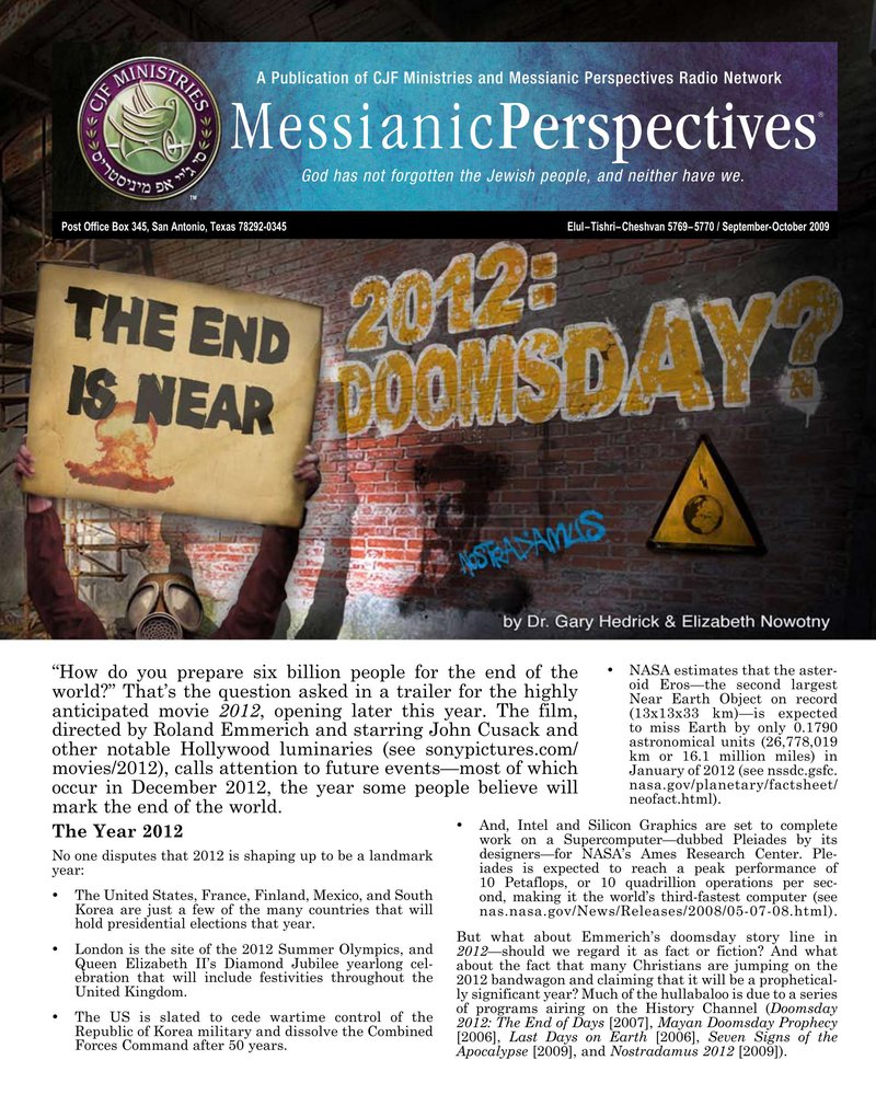 September-October 2009 Messianic Perspectives