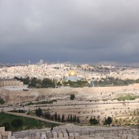 The Temple Mount From the Mount of Olives