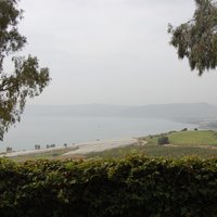 The Sea of Galilee from Mt. of Beatitudes